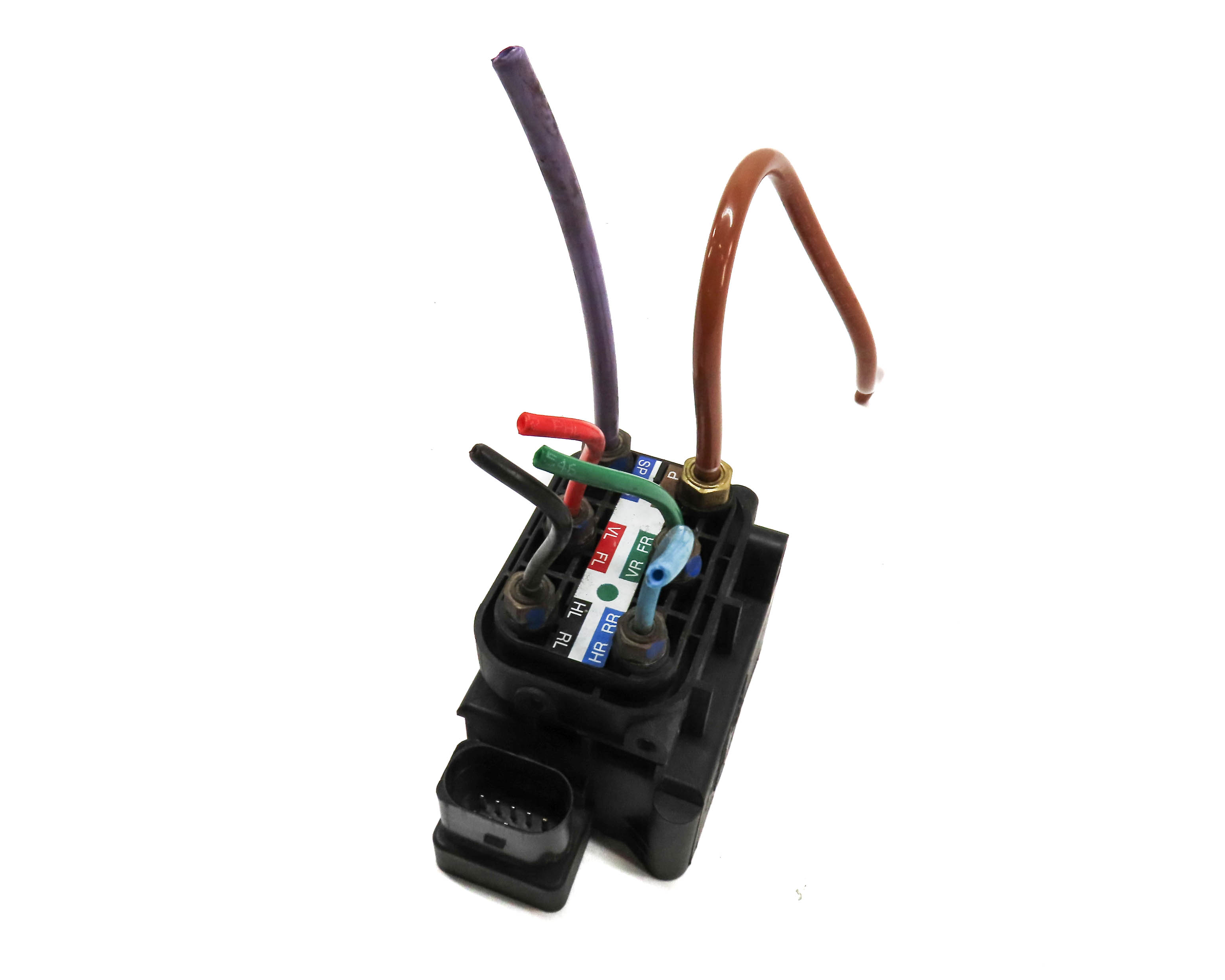 2012 AUDI A8 (D4 4H) AIR SUSPENSION VALVE BLOCK — exact item pictured